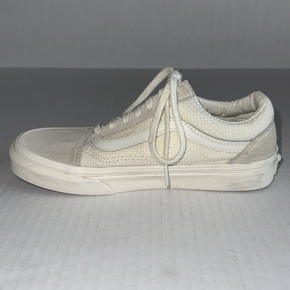 Vans Woven Check Old Skool Marshmallow Women’s Sneakers - Picture 6 of 12